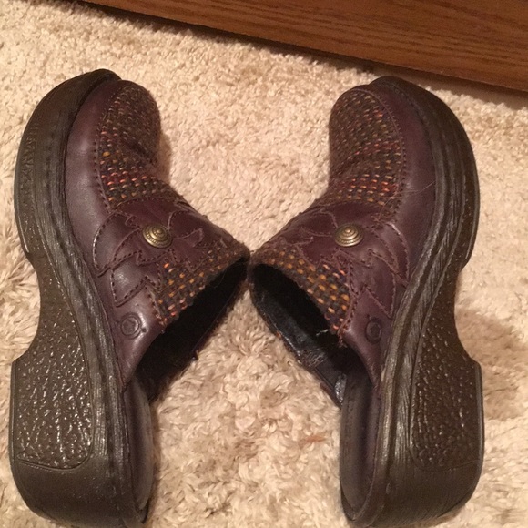 Born tweed clogs mules fall color 6 flats 36.5 - Picture 7 of 11